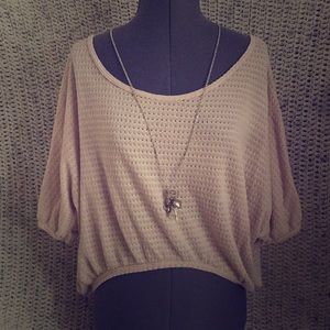 Fine knit blouse